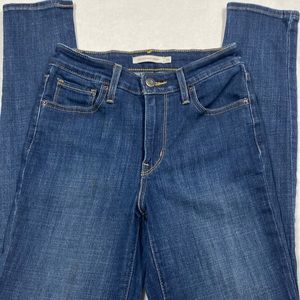 Women’s Levi’s brand denim Skinny Stretch Hi-waisted rise Jegging mom jeans 721